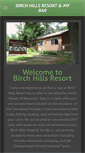 Mobile Screenshot of birchhillsresort.com